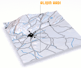 3d view of Wādī‘Āliqīn